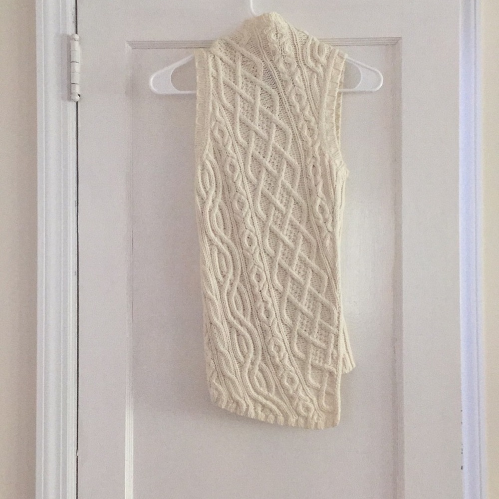 DKNY asymmetrical sleeveless sweater